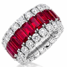 Picchiotti Xpandable™ Ruby & Diamond Ring in 18K White Gold 3.67 cttw - Jackson Hole Jewelry Company