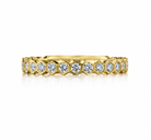 Hex Collection Diamond Band Ring in 18K Gold 1.8 CTTW - Jackson Hole Jewelry Company
