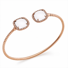 Chantecler Enchanté Bracelet in 18K Rose Gold with White Diamonds and Kogolong - Jackson Hole Jewelry Company