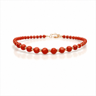 Chantecler Chérie Choker in 18K Rose Gold with White Diamonds and Red Coral - Jackson Hole Jewelry Company