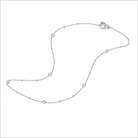 Chantecler Accessori 42 cm Capri Diamond Chain in 18K White Gold - Jackson Hole Jewelry Company