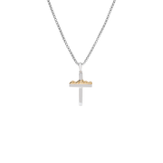 Men's 14K Teton Cross Necklace in 14K Gold - Jackson Hole Jewelry Company