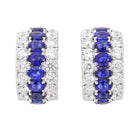 Picchiotti - Blue Sapphire and Diamond Earrings in 18K White Gold - Jackson Hole Jewelry Company