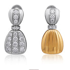 Picchiotti - Reversible Diamond Earrings in 18K White & Yellow Gold - Jackson Hole Jewelry Company