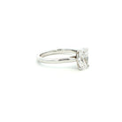 Oval Diamond Solitaire Engagement Ring in Platinum - Jackson Hole Jewelry Company