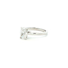 Oval Diamond Solitaire Engagement Ring in Platinum - Jackson Hole Jewelry Company