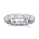 Platinum Oval Diamond Band – 4.82 CTTW - Jackson Hole Jewelry Company