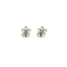 Flower Earrings with 18K White Gold - Jackson Hole Jewelry Company