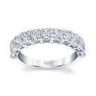Radiant Cut Diamond Band in 18K White Gold - Jackson Hole Jewelry Company