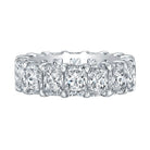 Radiant-Cut Diamond Eternity Band in Platinum - Jackson Hole Jewelry Company
