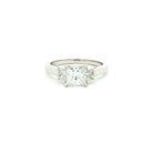 Princess Cut Diamond Engagement Ring in Platinum - Jackson Hole Jewelry Company