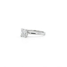 Cushion Cut Diamond Solitaire Ring in Platinum - Jackson Hole Jewelry Company