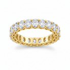Oval Diamond Eternity Band in 18K Yellow Gold - Jackson Hole Jewelry Company