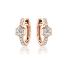 Broadway Collection 18K Gold Huggies with White Diamonds - 0.30 CT each - Jackson Hole Jewelry Company