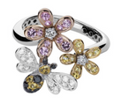 Teton Wildflower 18K Bee Ring - Jackson Hole Jewelry Company