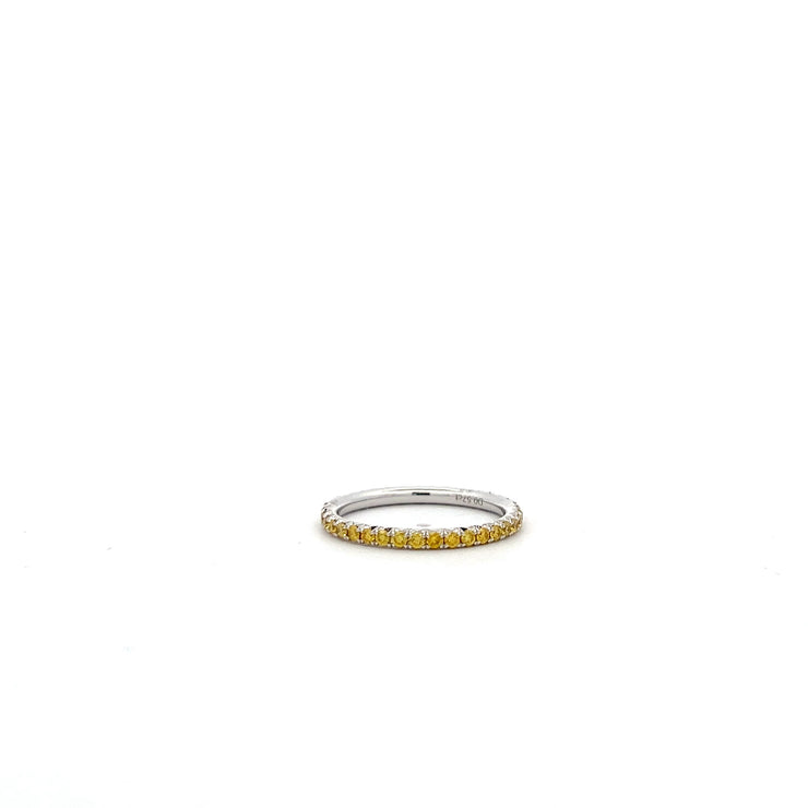 YELLOW DIAMOND ETERNITY RING