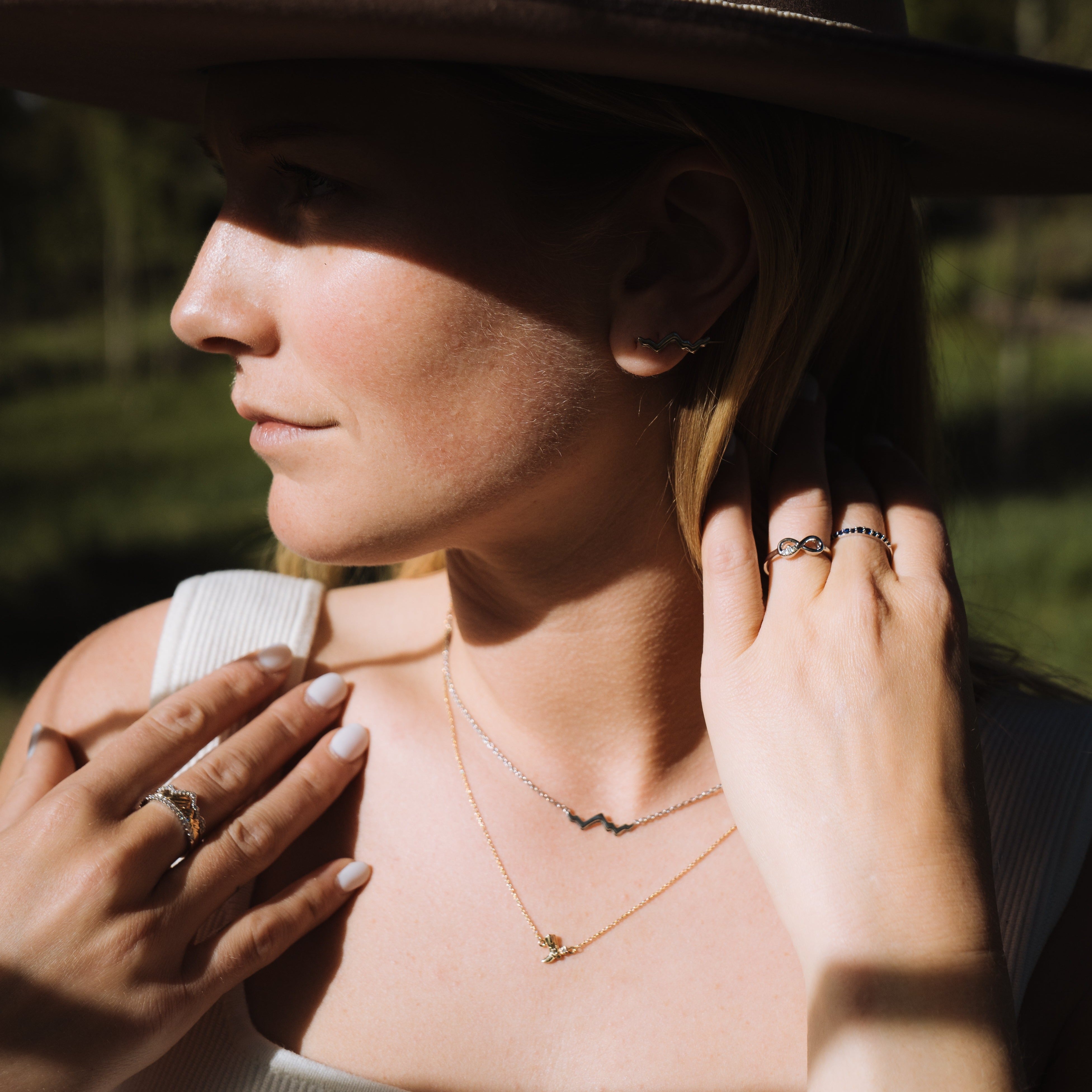 Tiny Teton Collection Cowboy Boot Necklace - Jackson Hole Jewelry Company