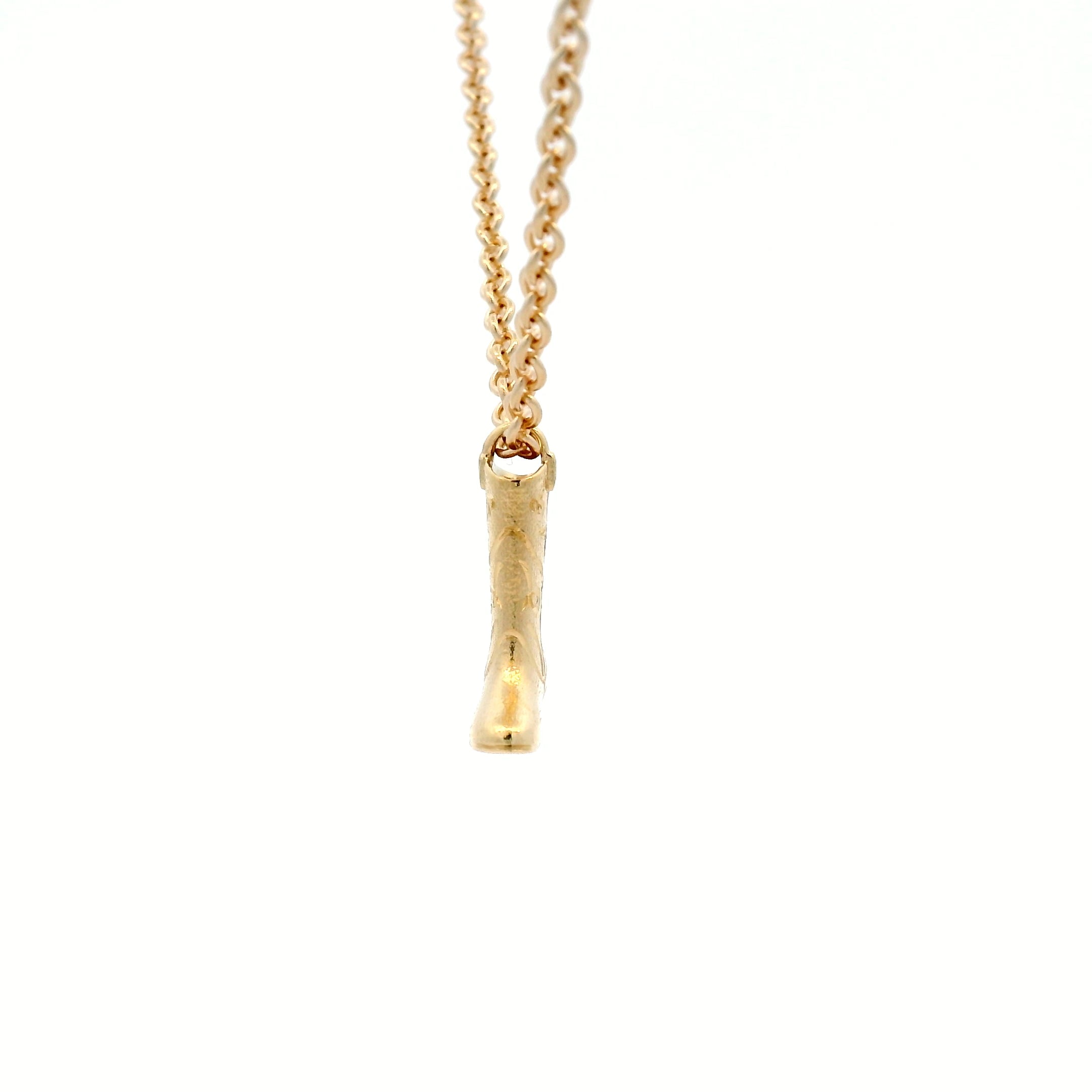 Hand Crafted Cowboy Boot Charm in 18K Yellow Gold - Jackson Hole Jewelry Company