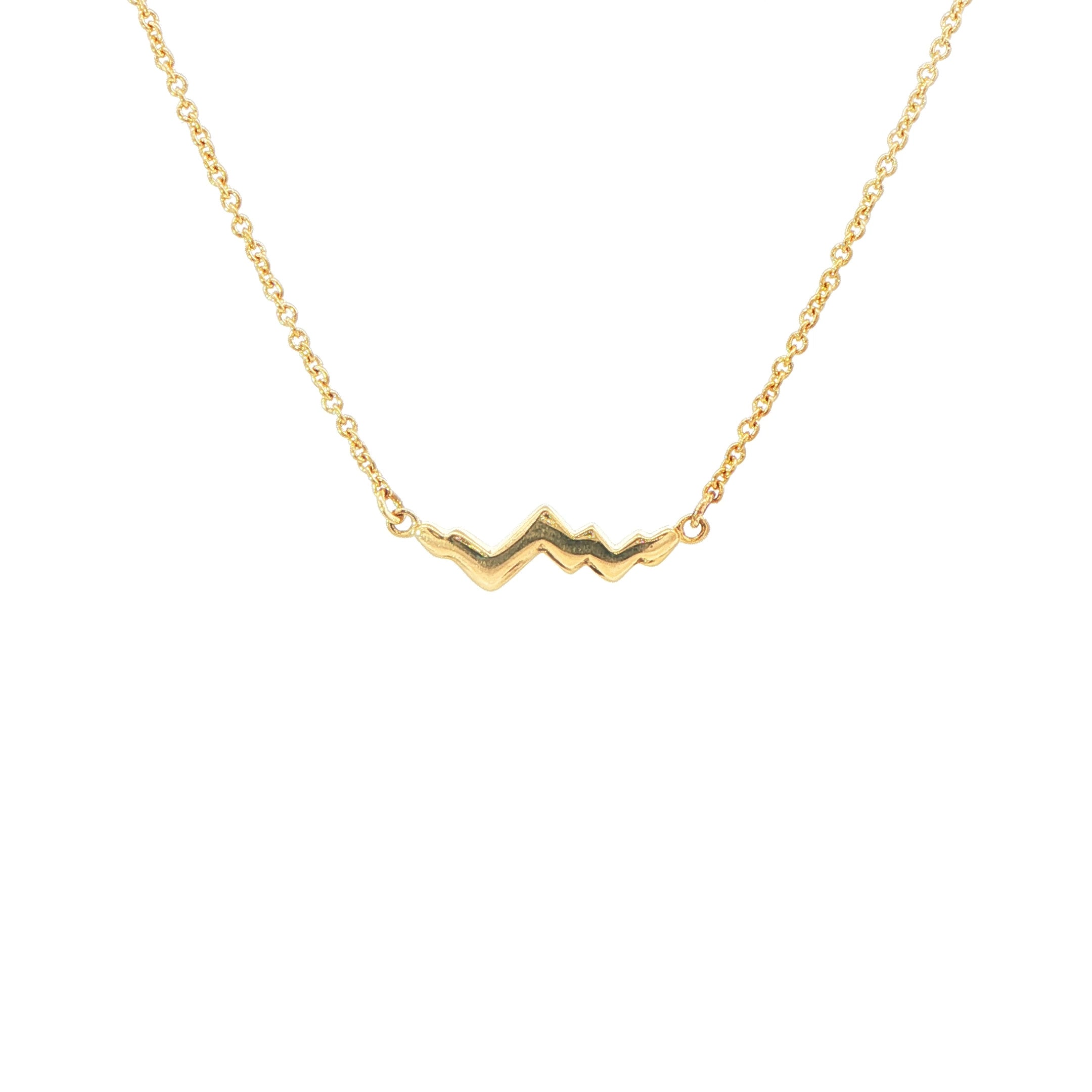 Tiny Teton Peak Necklace - Jackson Hole Jewelry Company