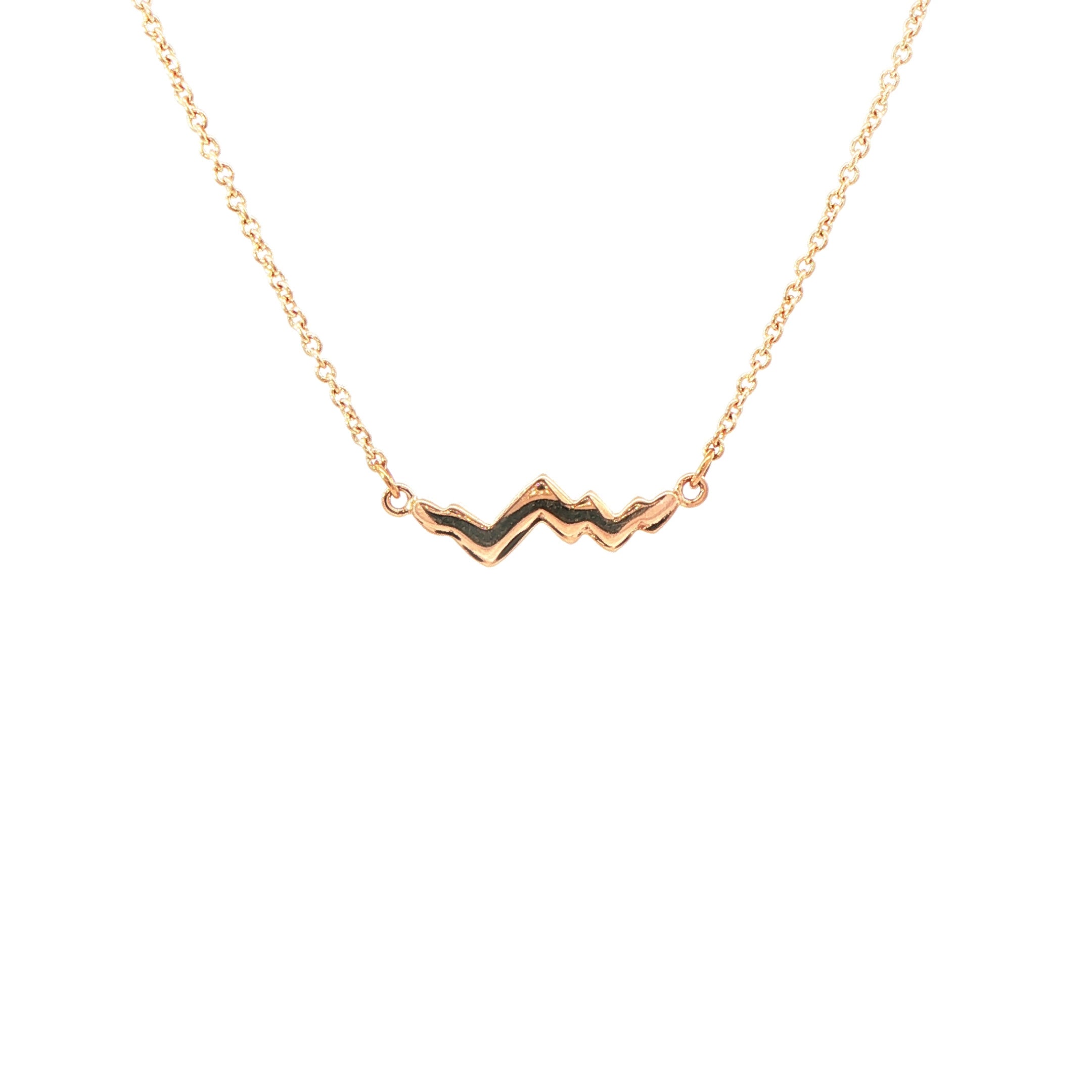 Tiny Teton Peak Necklace - Jackson Hole Jewelry Company