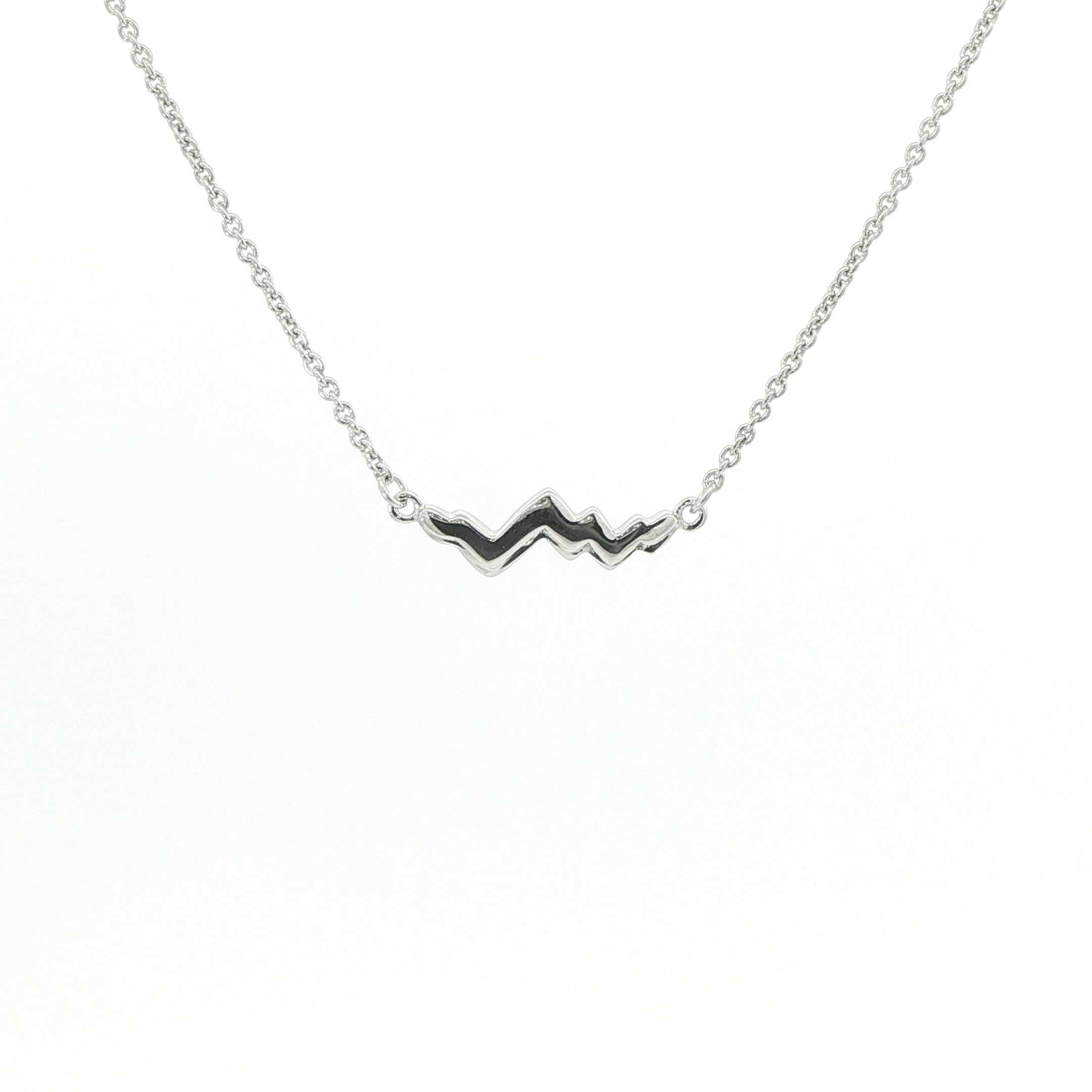 Tiny Teton Peak Necklace - Jackson Hole Jewelry Company