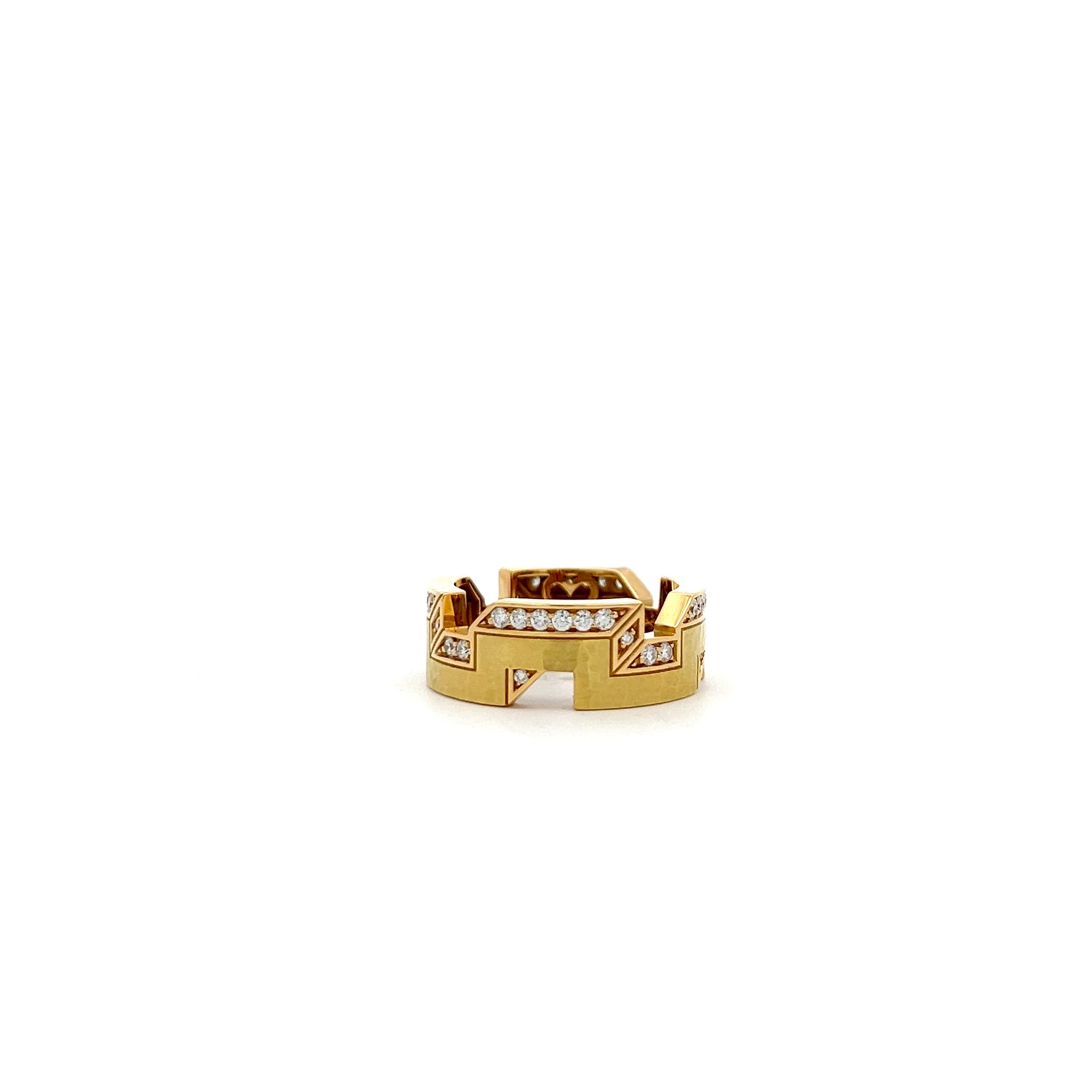 VENDORAFA 18K YELLOW GOLD RING WITH .52CTTW DIAMONDS - Jackson Hole Jewelry Company