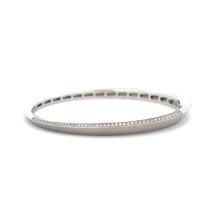 VENDORAFA 18K WHITE GOLD MEDIUM BRACELET WITH DIAMONDS