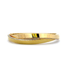 VENDORAFA 18K YELLOW GOLD CRISS CROSS BRACELET WITH DIAMONDS - Jackson Hole Jewelry Company