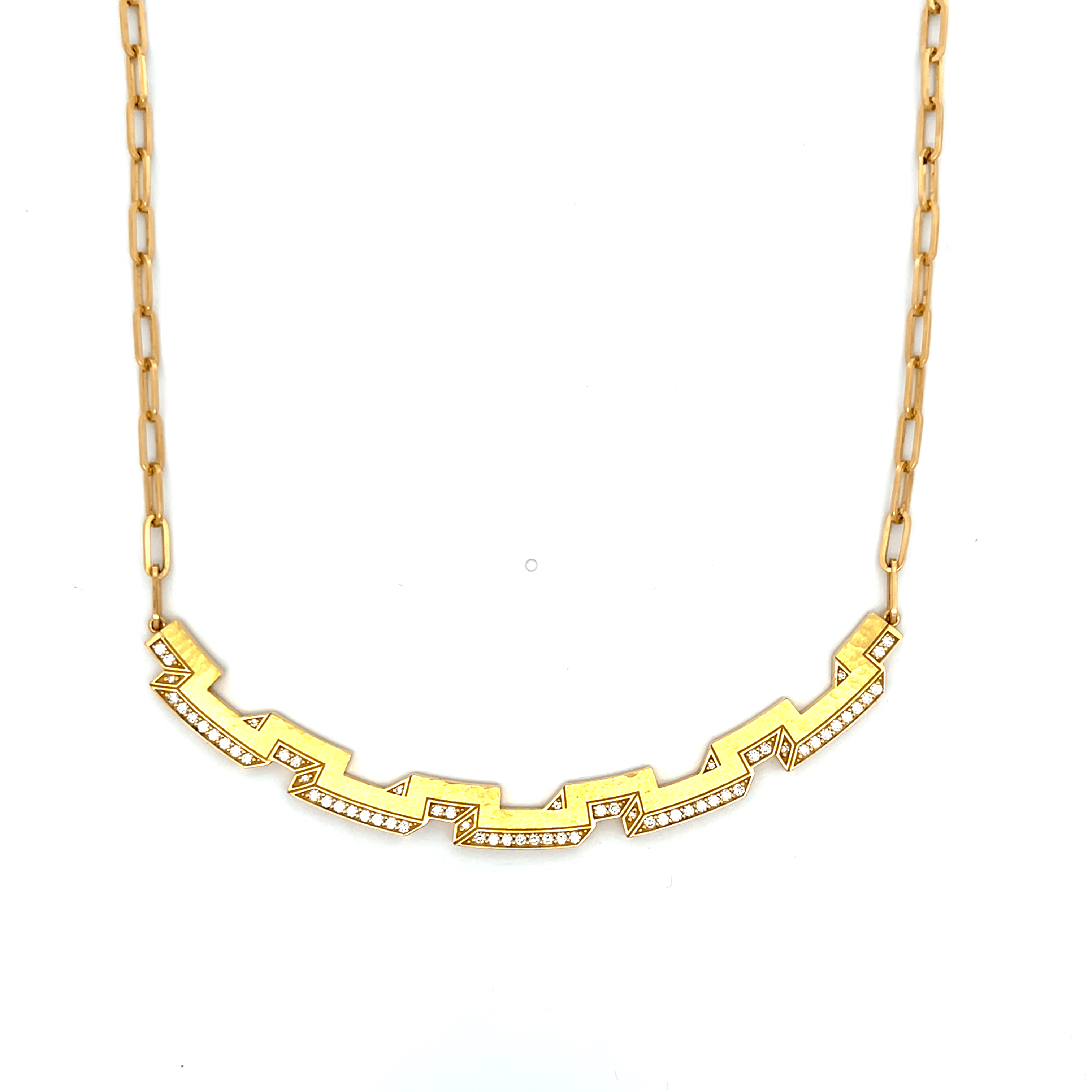 VENDORAFA 18K YELLOW GOLD NECKLACE WITH .83CTTW DIAMONDS - Jackson Hole Jewelry Company