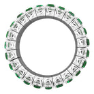 Picchiotti - Xpandable™ Emerald and Diamond 3-Row Ring in 18K White Gold - Jackson Hole Jewelry Company