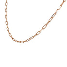 14K Rose Gold Paper Clip Chain with Lobster Clasp - Jackson Hole Jewelry Company
