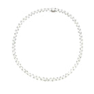 Heart-Cut Diamond Tennis Necklace with Platinum - Jackson Hole Jewelry Company