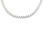 Long Diamond Tennis Necklace with Platinum - Jackson Hole Jewelry Company