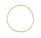 Straightline Yellow Diamond Tennis Necklace with 18K Yellow Gold - Jackson Hole Jewelry Company