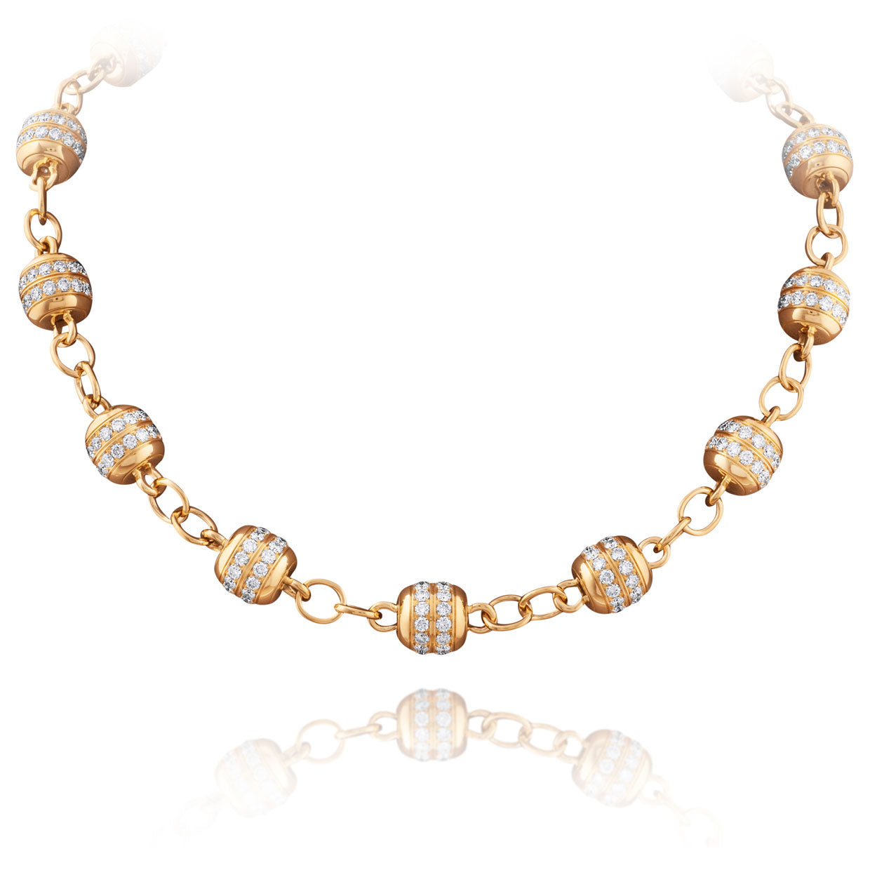 Picchiotti - Round Diamond Necklace in 18K White Gold - Jackson Hole Jewelry Company