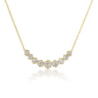 18K Gold Necklace with White Diamonds – 0.20 CTTW - Jackson Hole Jewelry Company