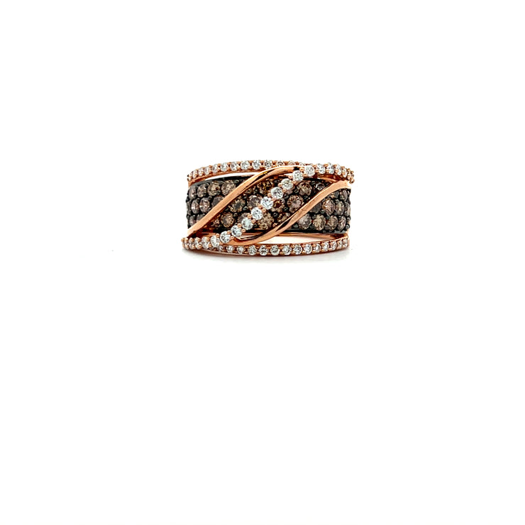 14 Karat Rose Gold LeVian Ring - Jackson Hole Jewelry Company