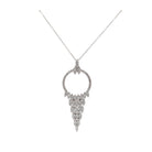 DOVES 18K WHITE GOLD DIAMOND NECKLACE - Jackson Hole Jewelry Company