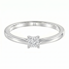 Le PeTeton Princess Cut Diamond Solitaire Engagement Ring in 18K Gold - Jackson Hole Jewelry Company