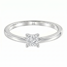 Le PeTeton Princess Cut Diamond Solitaire Engagement Ring in 18K Gold - Jackson Hole Jewelry Company