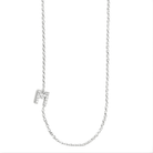 ANZIE Love Letter Pavé Diamond Necklace in 14K Gold 0.05 cttw - Jackson Hole Jewelry Company