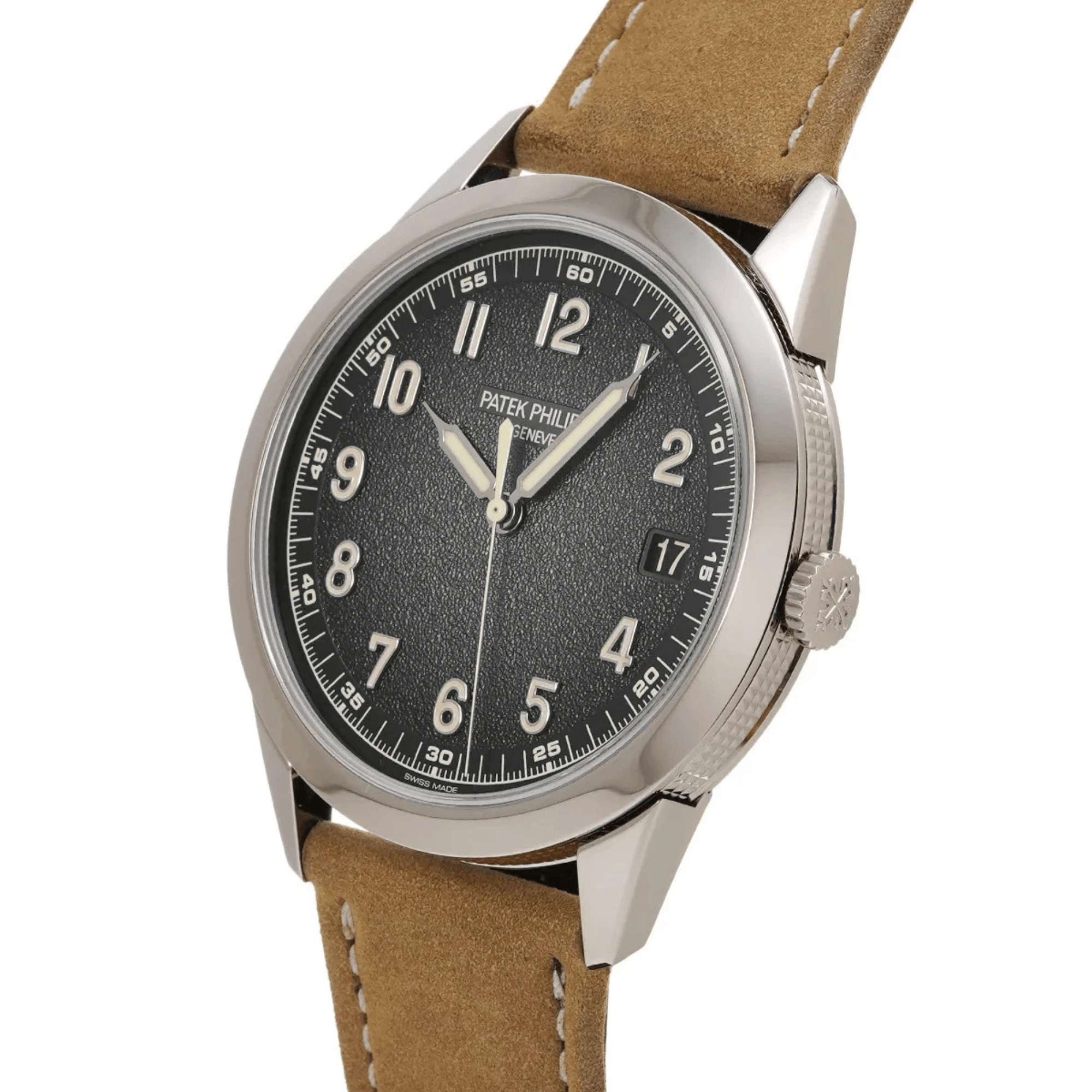 Patek Philippe Calatrava Self Winding Charcoal Grey Dial on Strap 40mm - Jackson Hole Jewelry Company