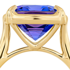 Omi Privé Tanzanite Ring in 18K Yellow Gold - Jackson Hole Jewelry Company