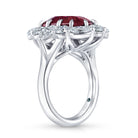Omi Privé - Ruby & Diamond Ring in Platinum - Jackson Hole Jewelry Company