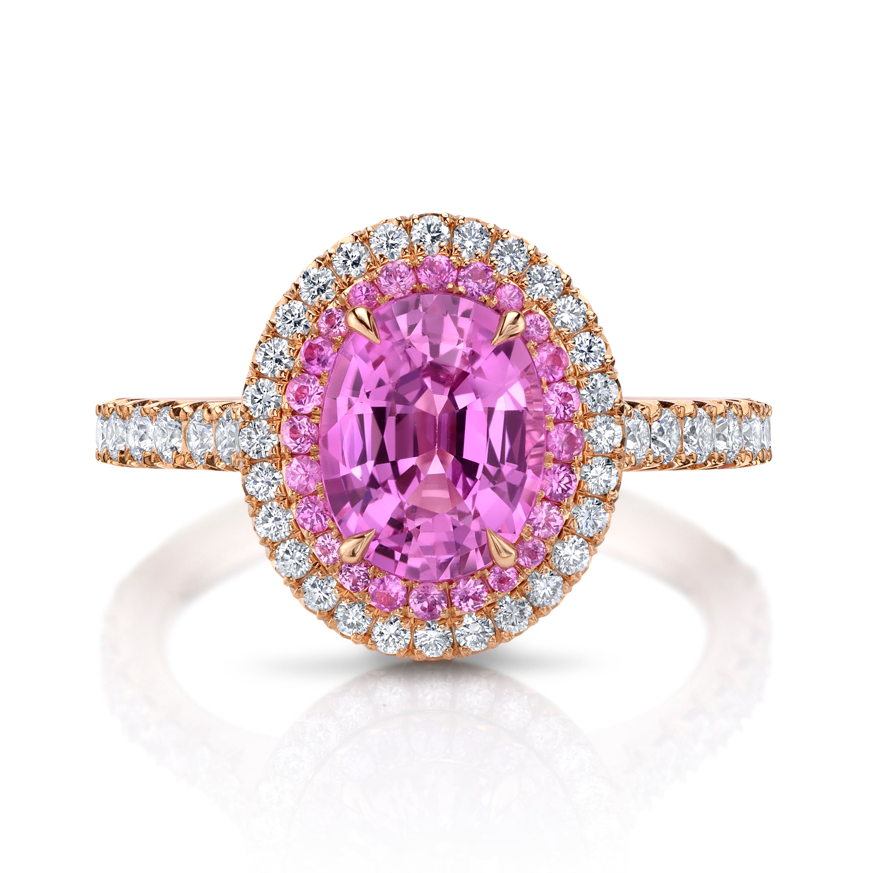 Omi Privé - Pink Sapphire & Diamond Ring - Jackson Hole Jewelry Company