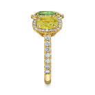 Omi Privé - Tsavorite, Chrysoberyl & Diamond Ring in 18K Yellow Gold - Jackson Hole Jewelry Company