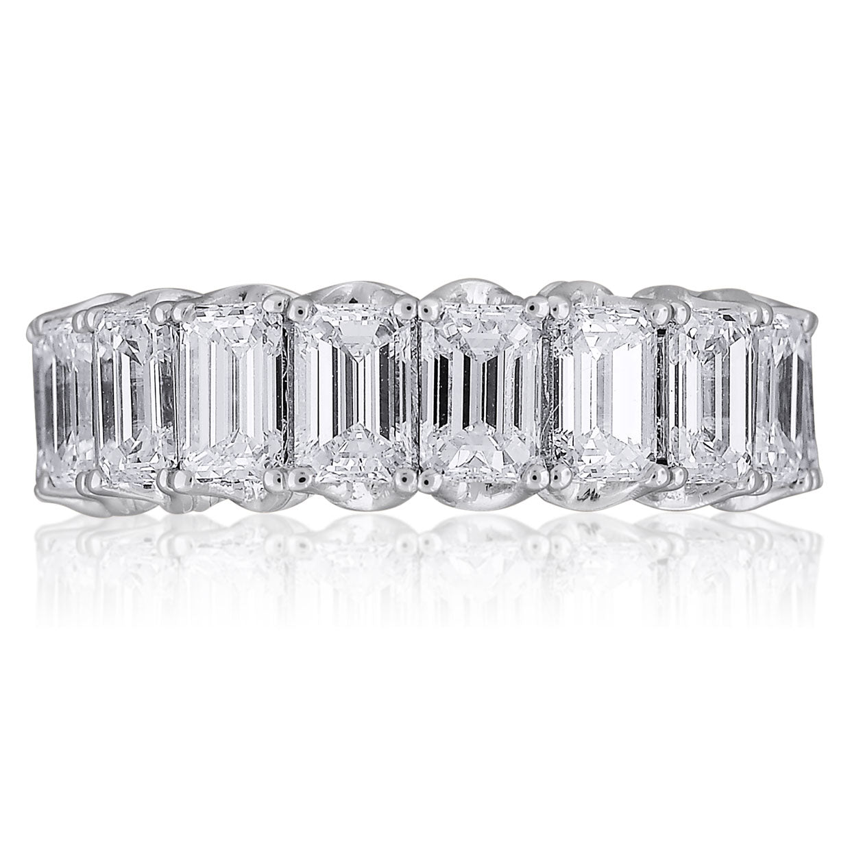 Picchiotti Xpandable™ Emerald-Cut Diamond Eternity Band in 18K Gold - Jackson Hole Jewelry Company