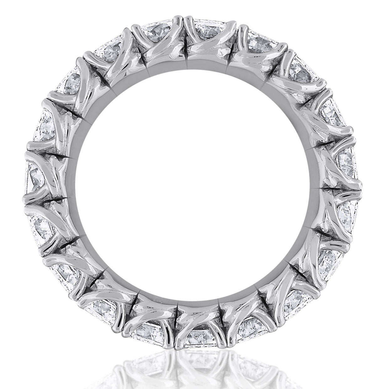 Picchiotti Xpandable™ Emerald-Cut Diamond Eternity Band in 18K Gold - Jackson Hole Jewelry Company