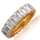 Picchiotti Xpandable™ Emerald-Cut Diamond Eternity Band in 18K Gold - Jackson Hole Jewelry Company