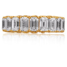 Picchiotti Xpandable™ Emerald-Cut Diamond Eternity Band in 18K Gold - Jackson Hole Jewelry Company